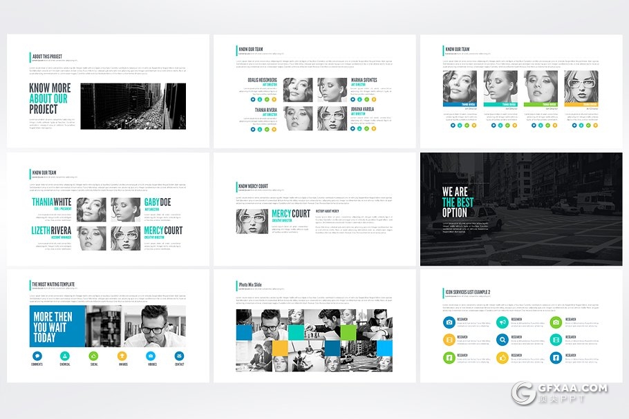 40多页欧美商务工作总结汇报keynote模板 - 顶尖PPT