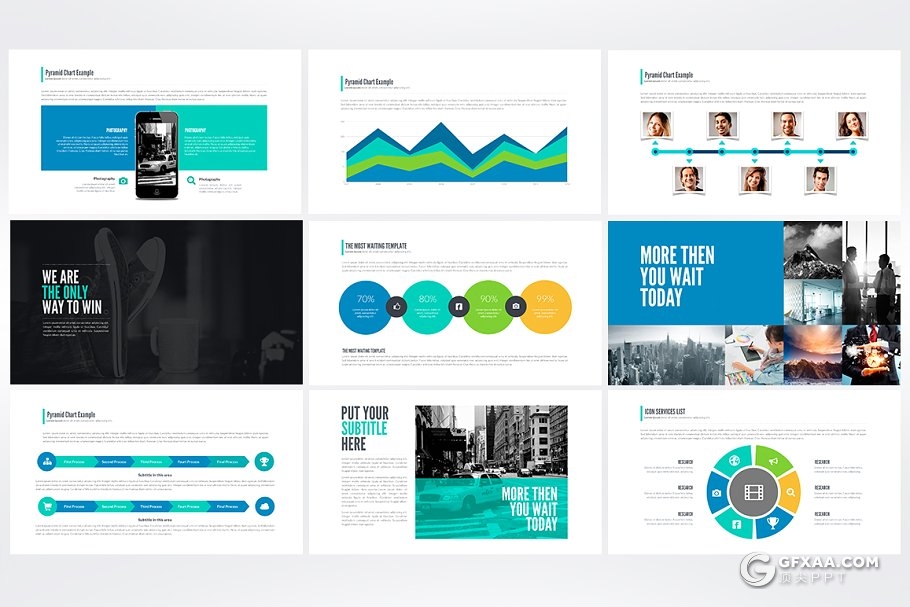 40多页欧美商务工作总结汇报keynote模板 - 顶尖PPT