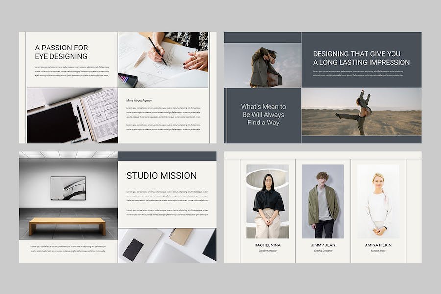 创意工作室设计展示PPT模板 - 顶尖PPT