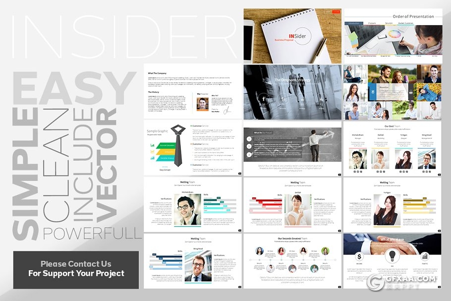 60页欧美商务工作总结汇报PPT模板 - 顶尖PPT