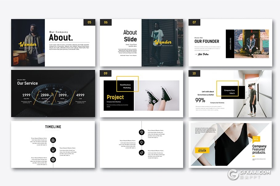 40页女性服装展示宣传PPT模板 - 顶尖PPT