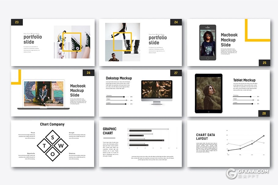 40页女性服装展示宣传PPT模板 - 顶尖PPT