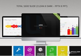 100页4种配色精美商务图形多用途PPT模板 - 顶尖PPT