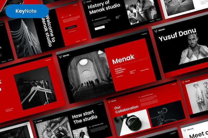 商务汇报市场分析企业介绍keynote模板 - 顶尖PPT