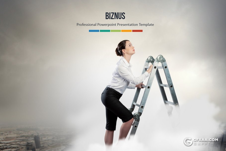 77页精美图形设计 欧美商务风格PPT模板 - 顶尖PPT