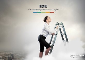 77页精美图形设计 欧美商务风格PPT模板 - 顶尖PPT