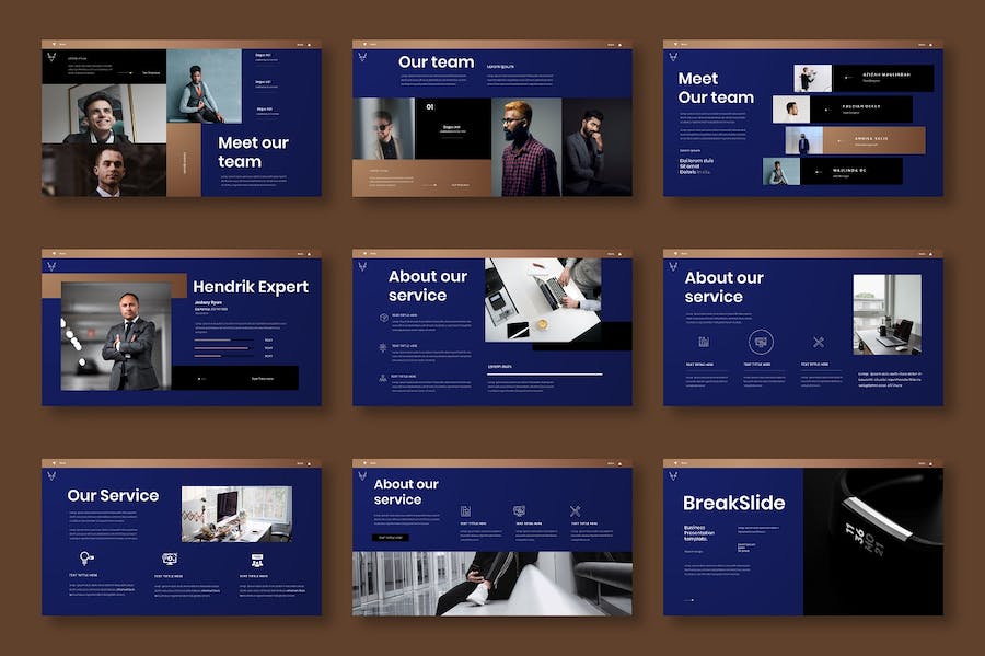 商业品牌创意展示方案PPT模板 - 顶尖PPT