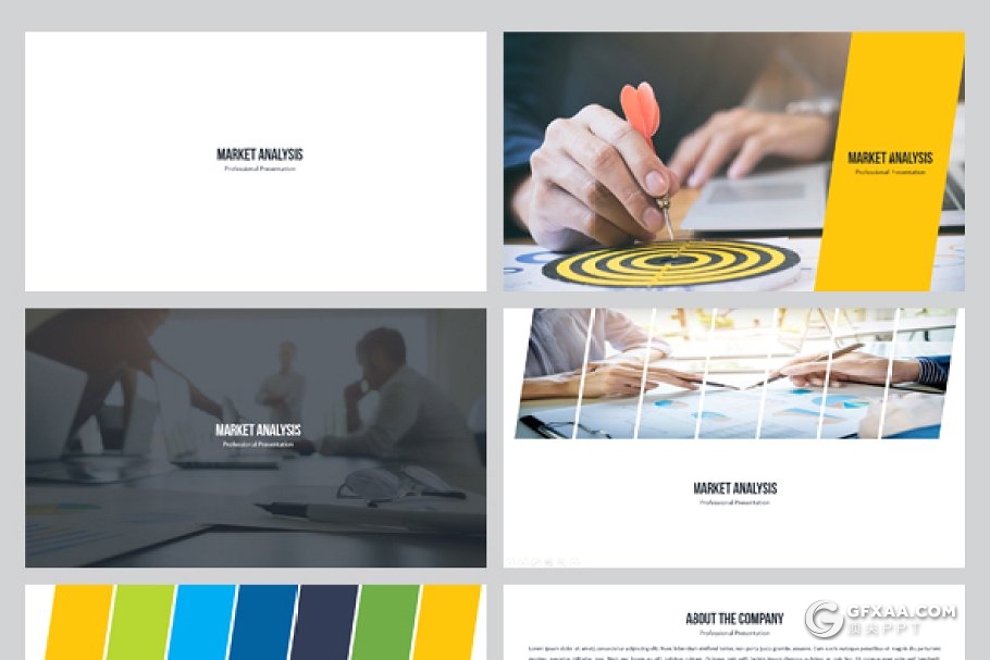 100欧美商务风格多用途PPT模板 - 顶尖PPT