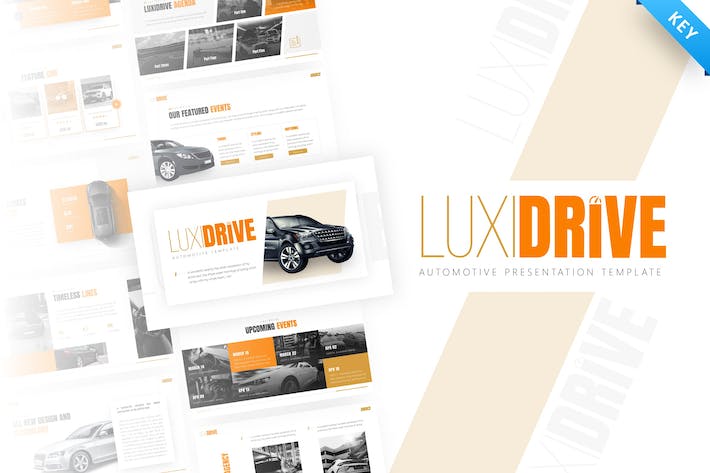 汽车发布会汽车展示keynote模板 - 顶尖PPT