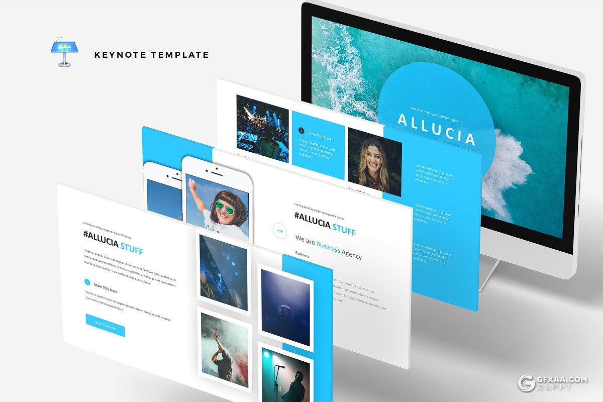 30页6种配色高端商务多用途keynote模板 - 顶尖PPT