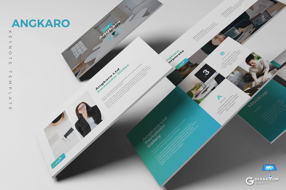 30页欧美年终总结汇报工作计划keynote模板 - 顶尖PPT