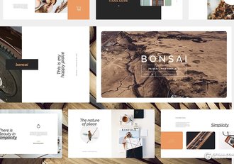 57页极简清新产品图片展示PPT模板 - 顶尖PPT