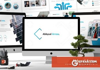 30页扁平化商务工作总结计划PPT模板 - 顶尖PPT