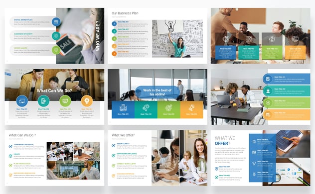 增长路径战略主题演讲keynote模板 - 顶尖PPT