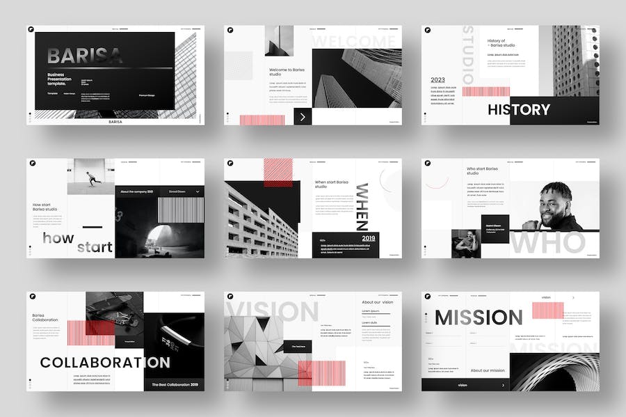 创意企业简介公司介绍宣传Keynote模板 - 顶尖PPT