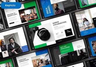 业务标记类展示Keynote模板 - 顶尖PPT