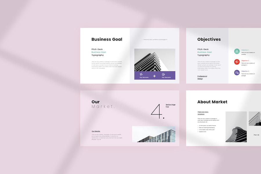 清新简约风格工作总结公司介绍PPT模板 - 顶尖PPT