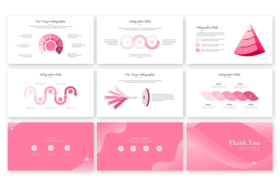 创意时尚女性主题keynote模板 - 顶尖PPT