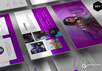 30页5种配色精美商务多用途keynote模板 - 顶尖PPT