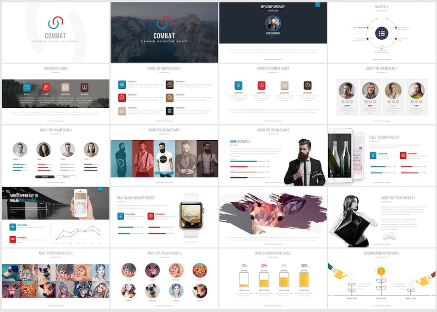 创意商业竞争方案融资PPT模板 - 顶尖PPT