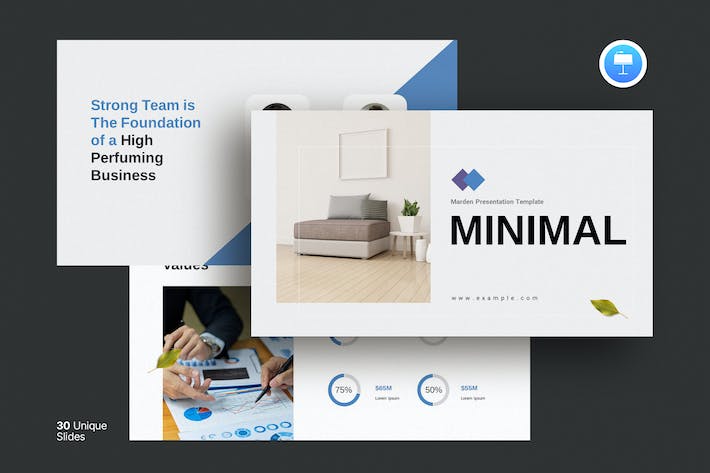 极简商务演讲方案Keynote模板 - 顶尖PPT