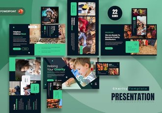 慈善公益PPT模板 - 顶尖PPT