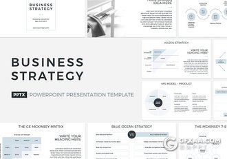 60页极简风格商业计划书keynote模板 - 顶尖PPT