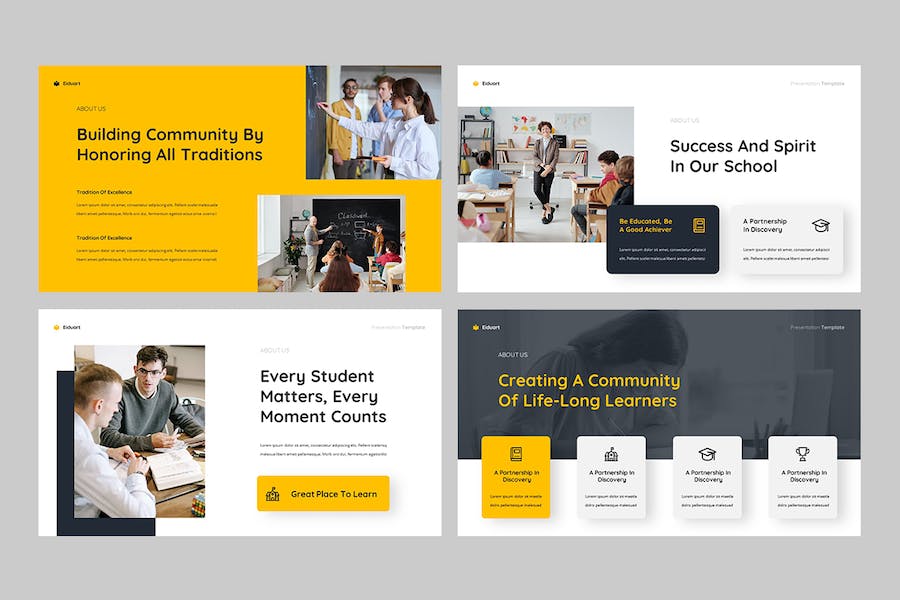 教育课程讲述展示方案Keynote模板 - 顶尖PPT