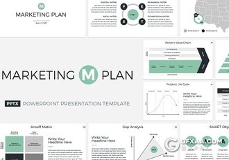 53页极简商务工作总结汇报keynote模板 8种主题配色 - 顶尖PPT