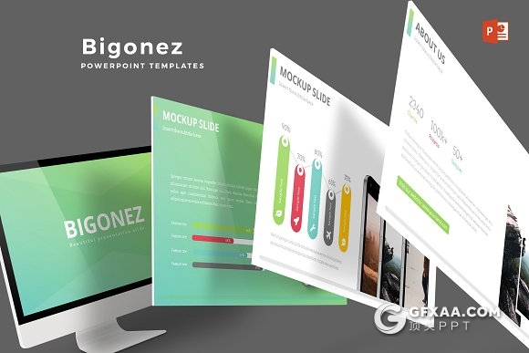 30页渐变色系欧美商务风格PPT模板 - 顶尖PPT