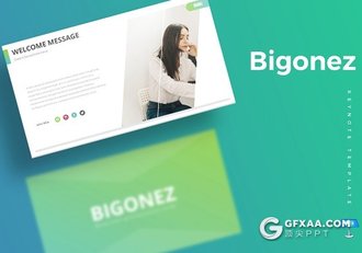 30页渐变色系欧美商务风格keynote模板 - 顶尖PPT