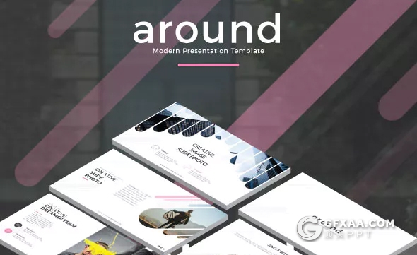 65页欧美创意时尚杂志风格keynote模板 - 顶尖PPT