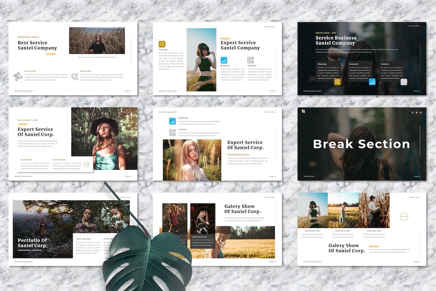 创意理念艺术项目设计方案keynote模板 - 顶尖PPT