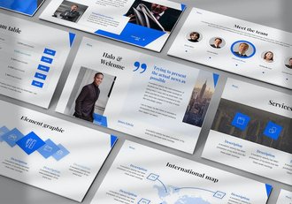 品牌动态发展宣传推广PPT模板 - 顶尖PPT