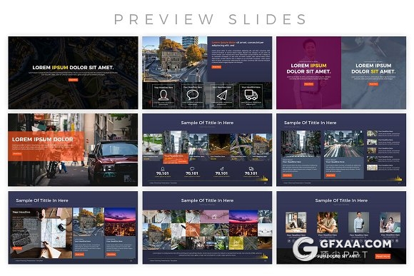 35页欧美风格城市建设商务多用途PPT模板 - 顶尖PPT