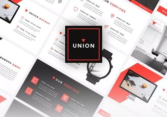 84页扁平化高端大气商务年终总结PPT模板 - 顶尖PPT