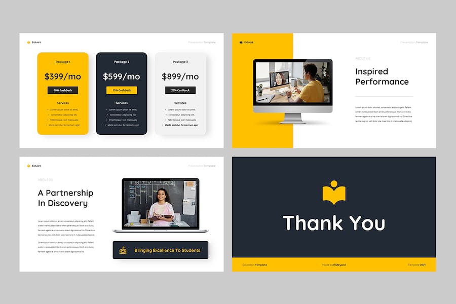 教育课程讲述展示方案Keynote模板 - 顶尖PPT