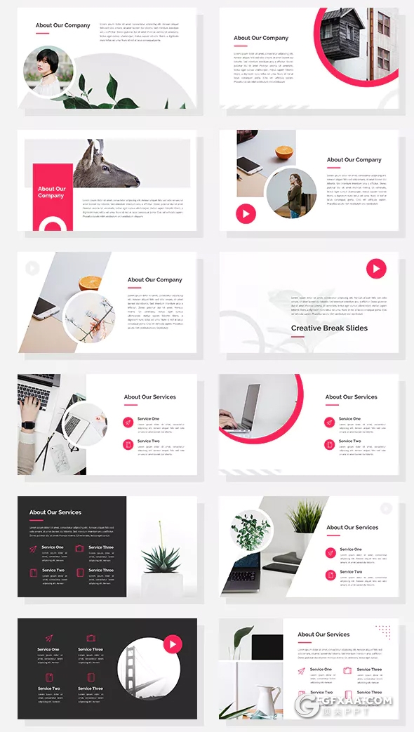 84页欧美简约大气工作总结计划PPT模板 - 顶尖PPT