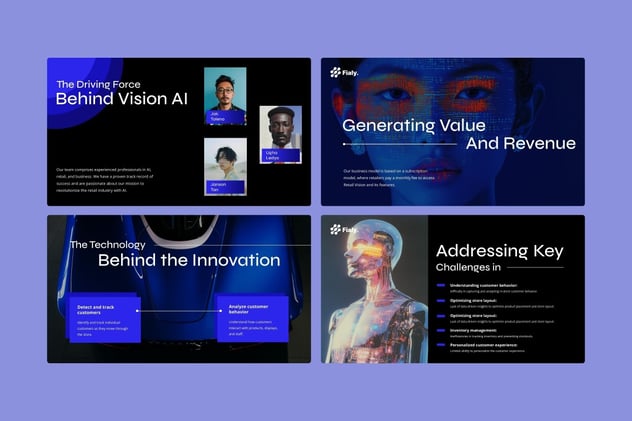 AI创新技术发布会PPT模板 - 顶尖PPT