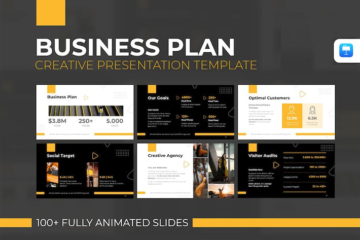 商务业务计划动画keynote模板 - 顶尖PPT