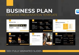 商务业务计划动画keynote模板 - 顶尖PPT