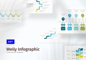 要点信息展示图形keynote模板 - 顶尖PPT
