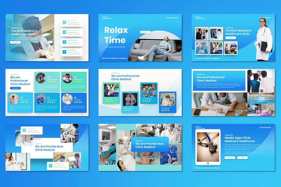 生活护理医疗保健健康宣传Keynote模板 - 顶尖PPT
