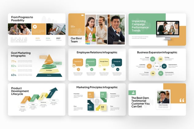 月度财务报告总结展示Keynote模板 - 顶尖PPT