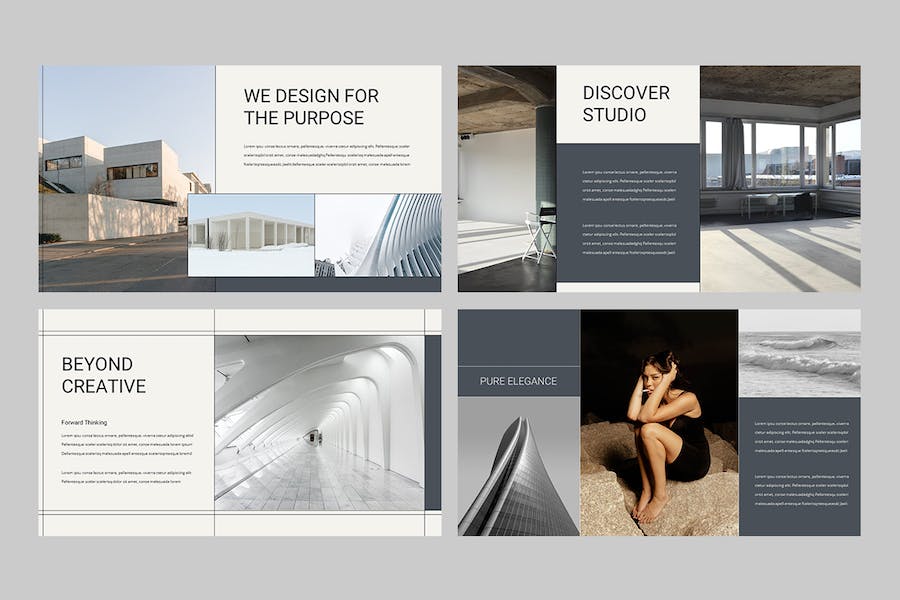 创意工作室设计展示PPT模板 - 顶尖PPT