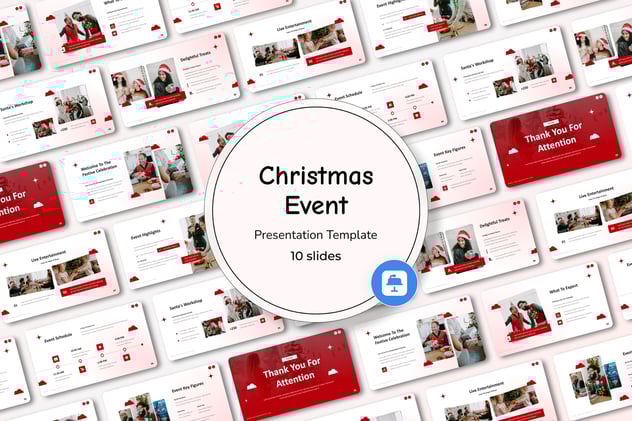 圣诞节活动主题演讲方案Keynote模板 - 顶尖PPT