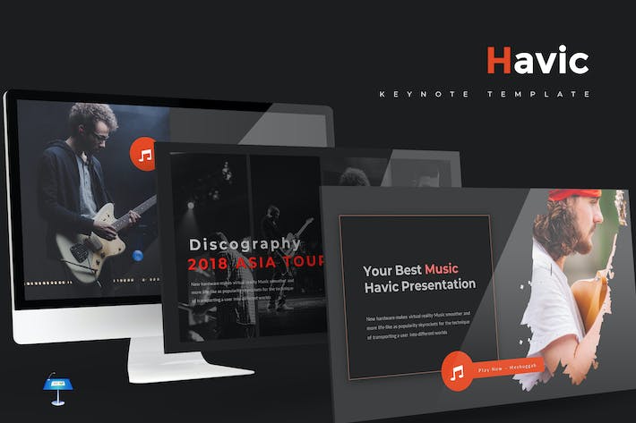 影视媒体创意展示推介Keynote模板 - 顶尖PPT