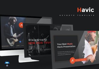 影视媒体创意展示推介Keynote模板 - 顶尖PPT