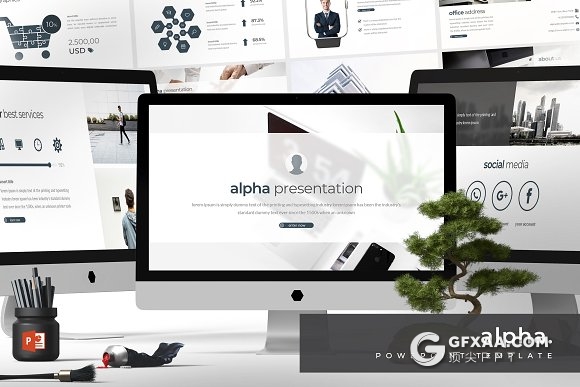 30页简约商务公司团队介绍Google Sliders模板 5种主题配色 - 顶尖PPT