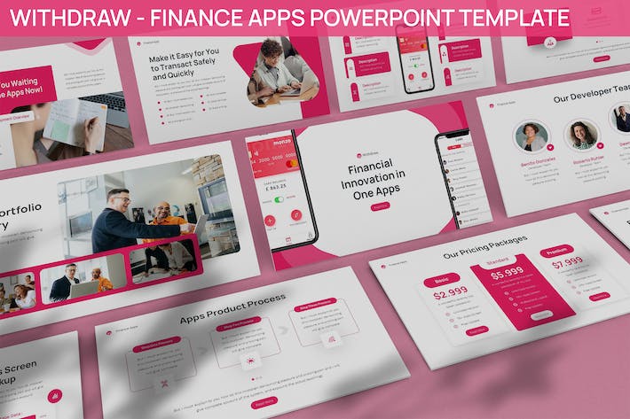 大气企业合作商业计划财务数据分析通用PPT模板 - 顶尖PPT